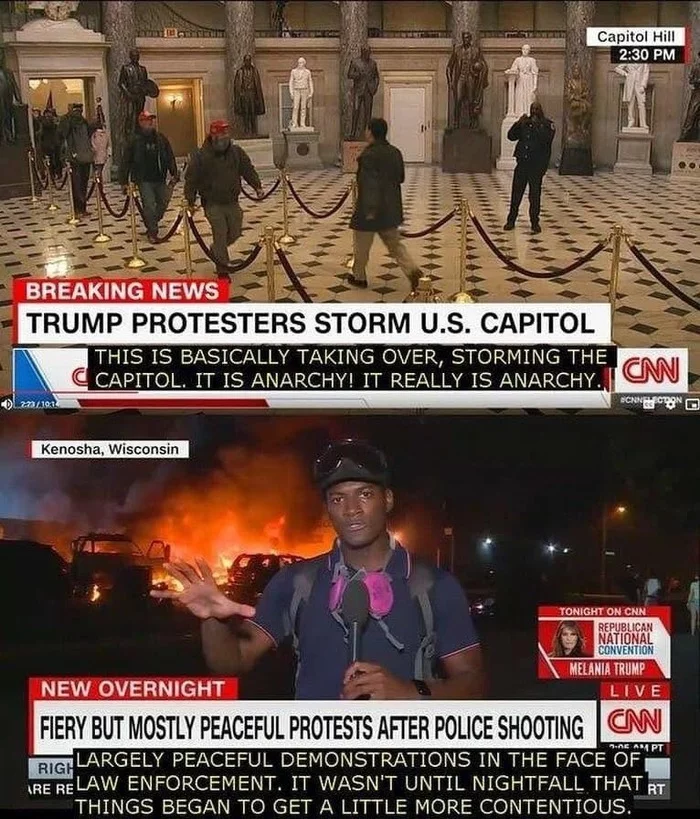 Something like this - Black lives matter, Racism, USA, Cnn, Storming of the US Capitol (2021), Protest, Propaganda, Pogrom, Politics, Donald Trump