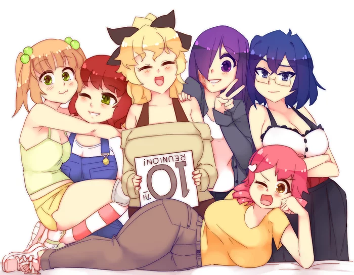 10th Anniversary - Katave - Katawa shoujo, Art, Anime art, Visual novel