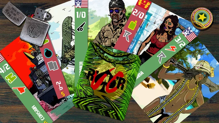 Craft CCI about Vietnam - My, Инди, Gamedev, Board games, Vietnam war, Kki, Стратегия, Tactics, Rock'n'roll, Video, Longpost