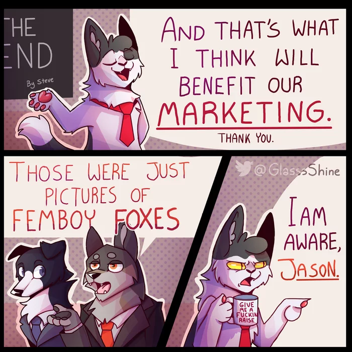 Modern marketing - Furry, Furry art, Furry canine, Furry cat, Mat, Comics