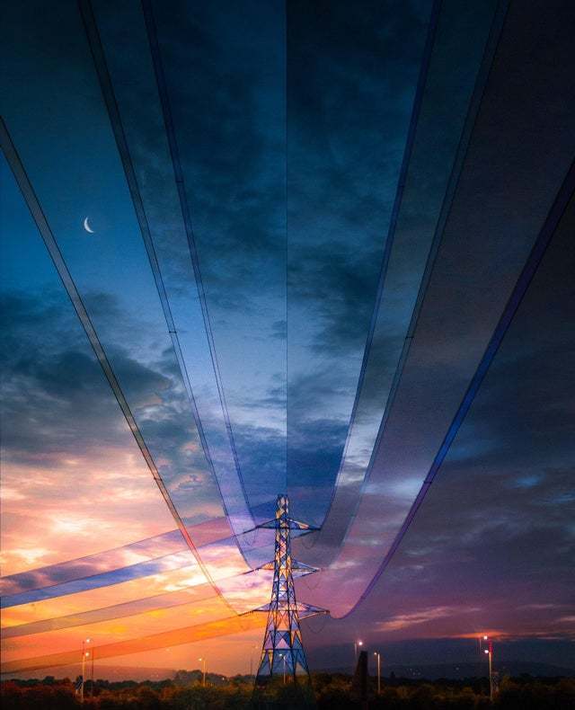 18 pictures taken in 1 hour - The photo, Sky, Power lines