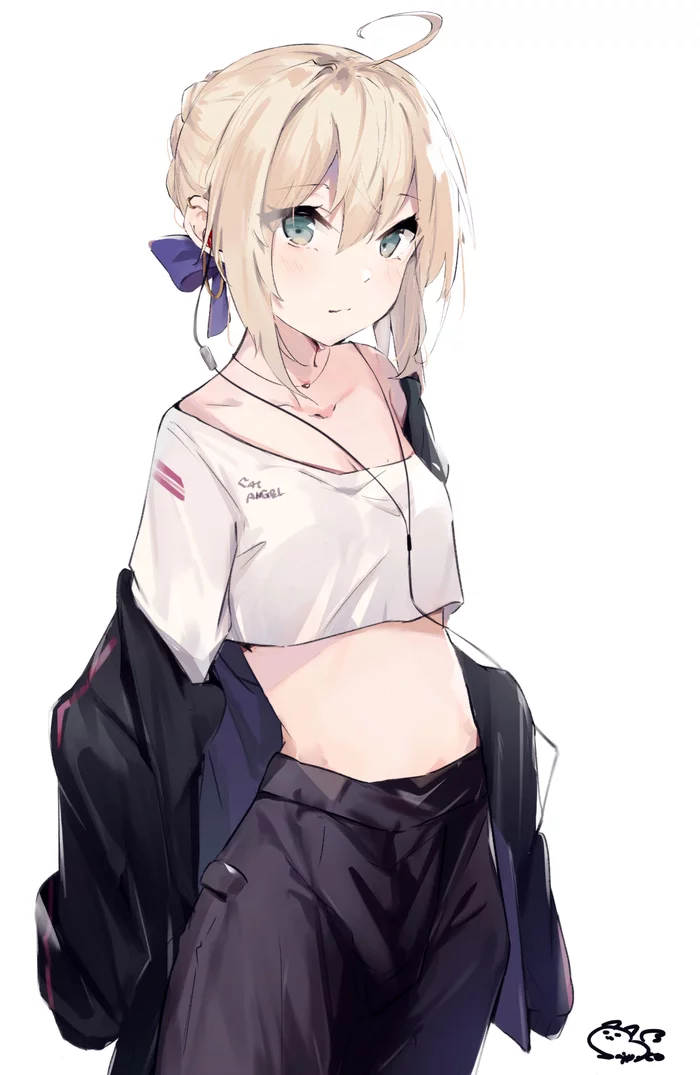 Сейбер - Fate, Fate Grand Order, Saber, Аниме, Anime Art, Artoria Pendragon