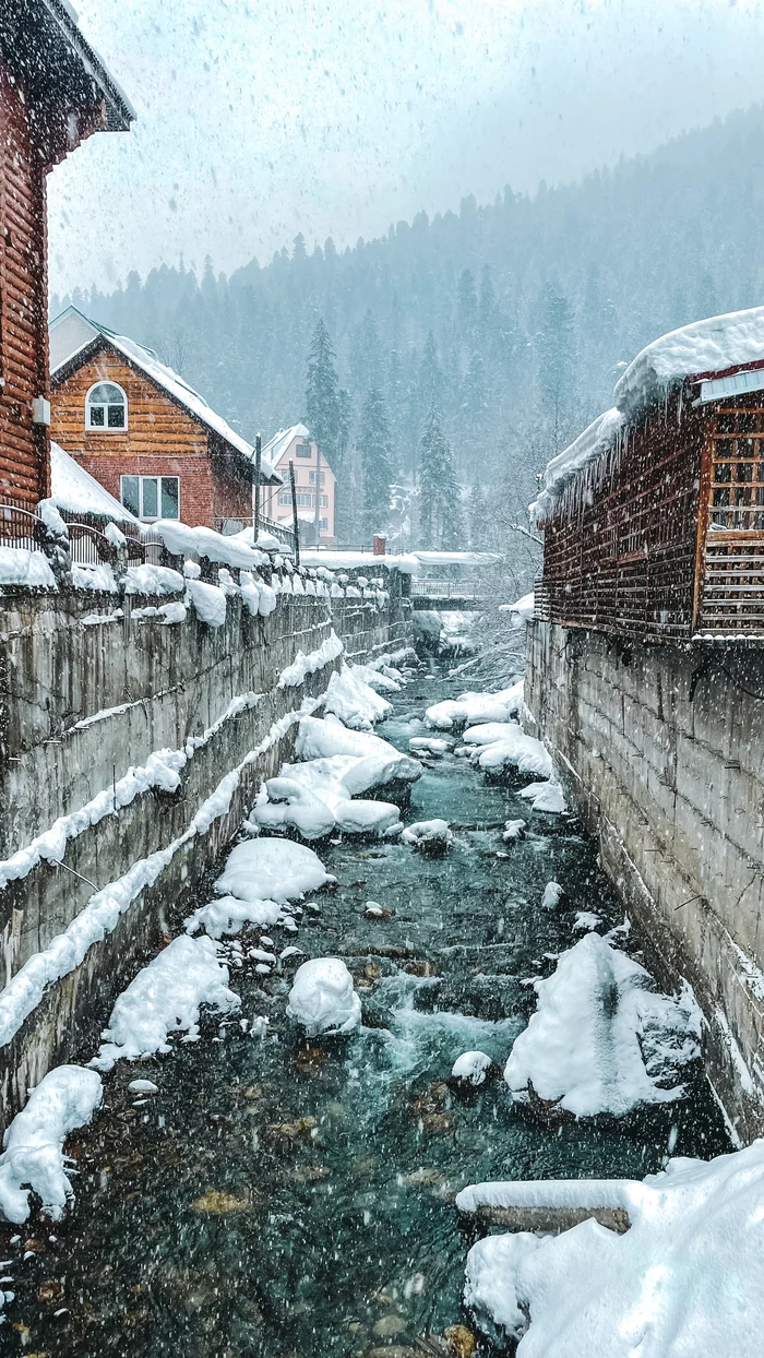 Winter Dombai - My, The mountains, Dombay, Winter, Longpost