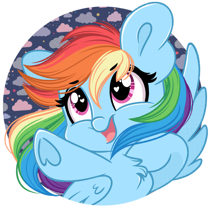    ! My Little Pony, Rainbow Dash, Ponyart