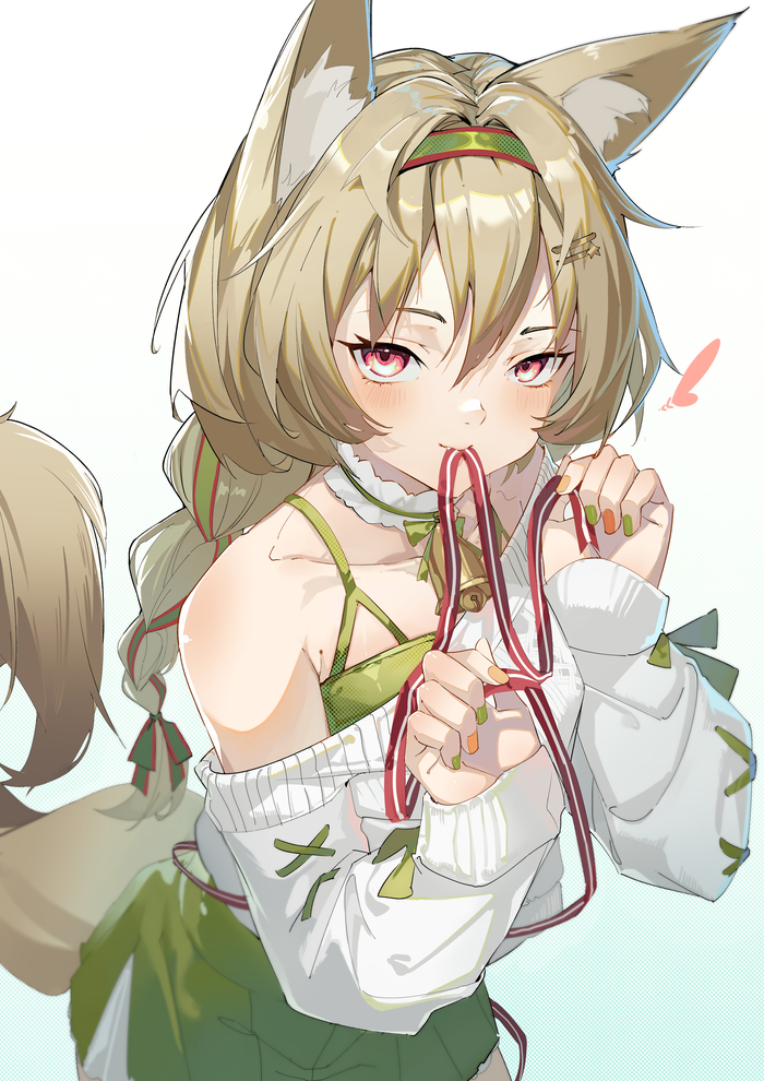 Beanstalk , Anime Art, Arknights, Beanstalk (Arknights), Animal Ears,  