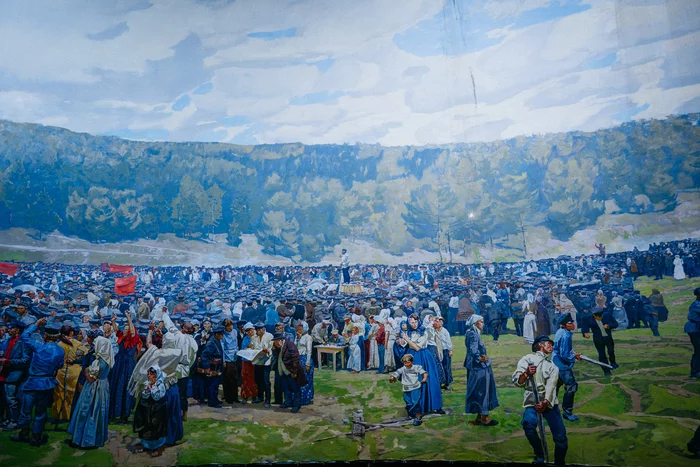 Diorama Meeting of Ivanovo-Ascension workers on the Talka River in 1905. The Birth of the First Council - My, Ivanovo, Travel across Russia, Diorama, Story, the USSR, Longpost