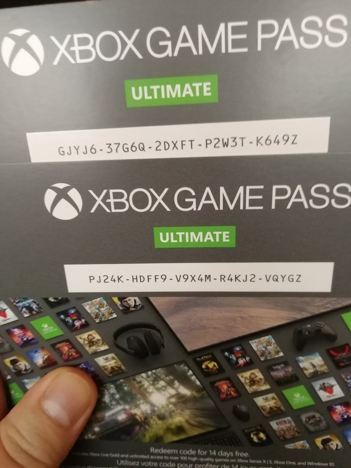 Xbox game pass x2 Xbox Game Pass, 