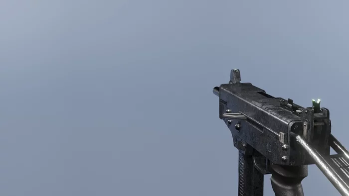 Submachine gun Cedar - Longpost, Gamedev, Computer graphics, Graphics, 3D, 3D modeling, Cedar, Substance painter, Blender, Submachine gun, Weapon, My