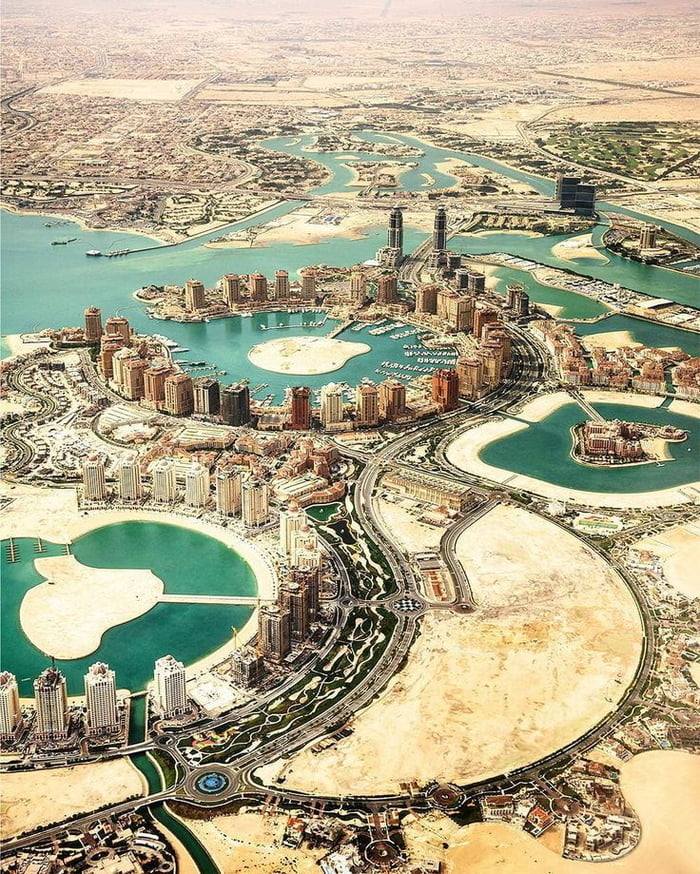 Doha, Qatar - Qatar, Town, Building, Doha, Asia, Travels, The photo, From high