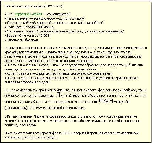 Unicode Character Encyclopedia v1.1: I did it! - My, Unicode, Windows, Program, Development of, Font, Appendix, Programming, table, Longpost