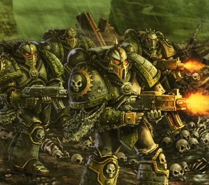 Death Guard 737 Broiler Tolerates Demon Invasion! We have Eisenstein's Flight here. - My, Books, Reading, Retelling, Horus heresy, Wh other, Longpost, Text, Literature, Warhammer 40k, Warhammer, Space Marine, Adeptus Astartes, Primarchs, Fantasy, Chaos, Nurgle, Spoiler