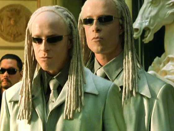 About The Twins of the Matrix.
 - Matrix, Agent, Twins, Movies, Computer games, Picture with text