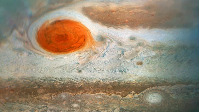Scientists have explained the formation of huge cyclones on Jupiter - Planet, Jupiter, Cyclone, Research, The science, Informative, Scientists