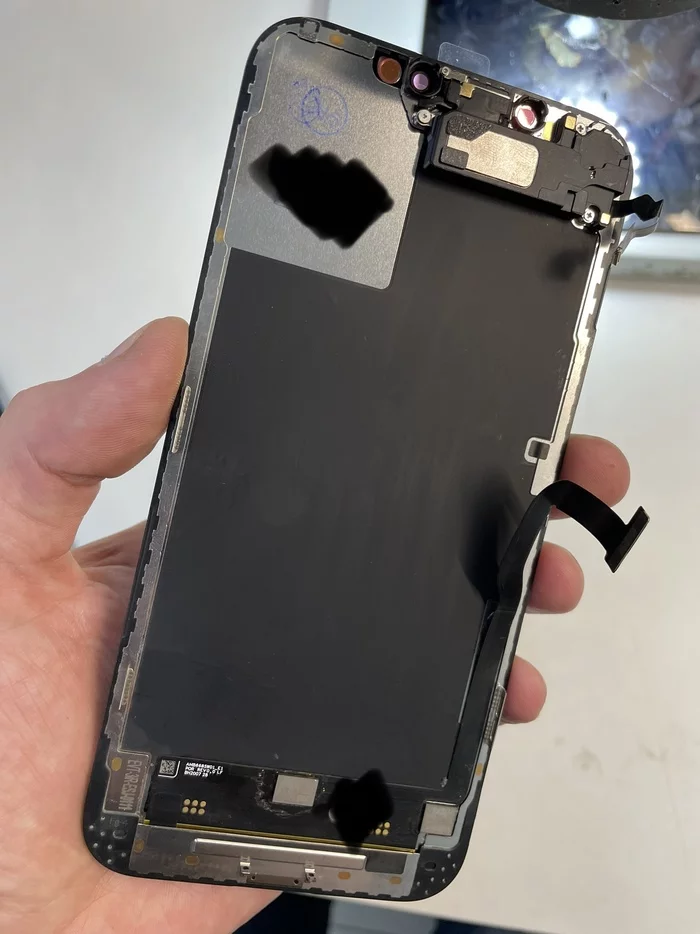 Replacing the Feng Shui Display on the iPhone 12 Pro Max - My, Repair, Ремонт телефона, Repair iPhone, Screen replacement, Syzran, Longpost