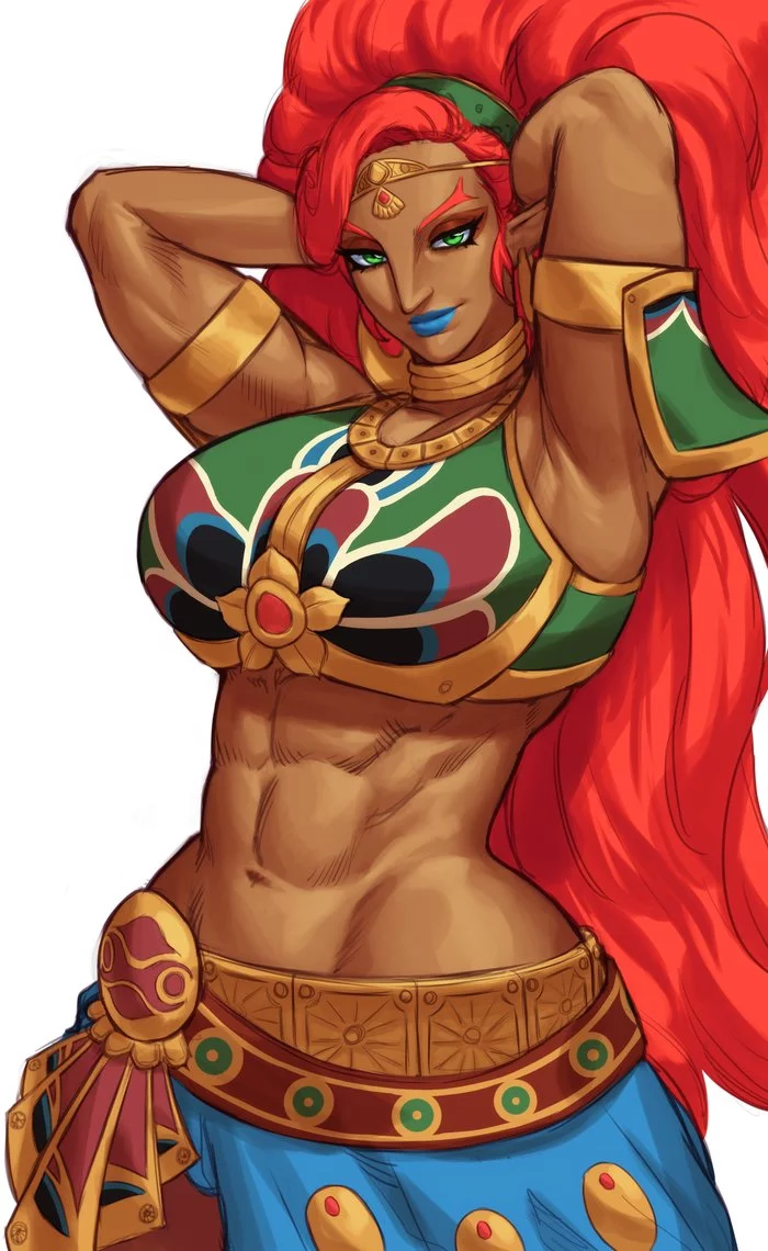 Урбоса - Urbosa, The Legend of Zelda, Крепкая девушка, Muscleart, Sotcho, Breath of the Wild