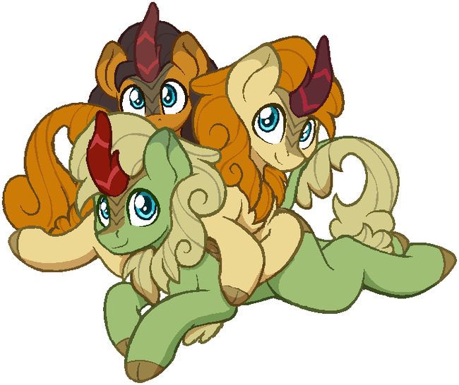 Kirins Again - My little pony, Autumn Afternoon, Forest Fall, Pumpkin Smoke, Czu, MLP Kirin