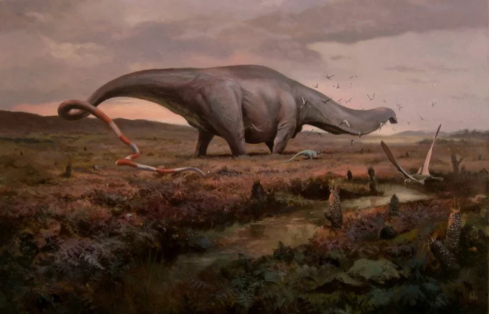 Apatosaurus: A tank-weighted dinosaur was protected by a thin long tail. He whipped predators like a whip. - Dinosaurs, Apatosaurus, Jurassic, Prehistoric animals, Animal book, Yandex Zen, Longpost