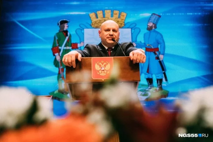 The new mayor of Omsk looks like he starred for the cover of a music album - Mayor, Omsk, Inauguration, The photo