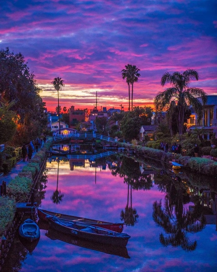 Venice Canal Historic District,Los Angeles