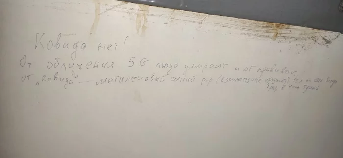 There is no Covid! - Coronavirus, Train, Inscription, 5g, Теория заговора