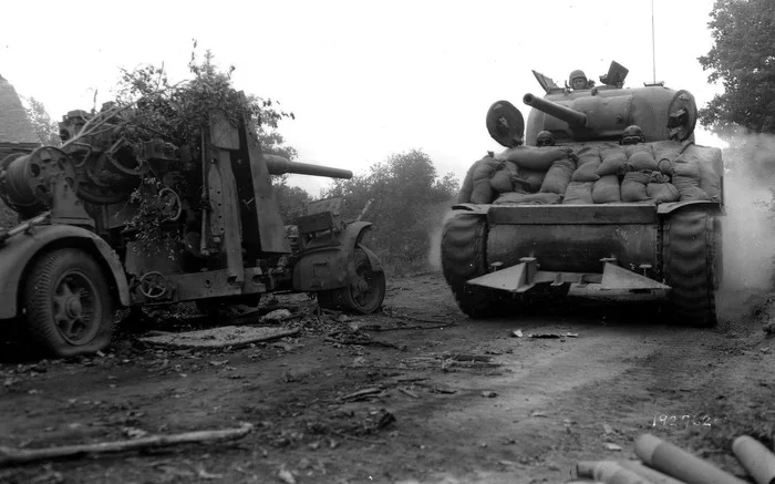 Эстетика Западного фронта XI - Вторая мировая война, Фотография, История, США, Великобритания, Союзники, Германия, Танки, Бронетехника, Длиннопост