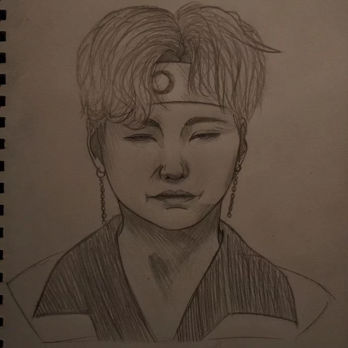 BTS Jungy (realism) I recently started learning to work with realism and it's still 2 work - My, Bts, Realism, Youngs, Pencil