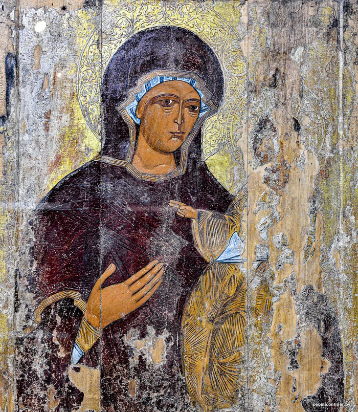 Our Lady Odigitria from near Slutsk, one of the most ancient icons of Belarus. Analysis of the art historian - Religion, Republic of Belarus, Art, Iconography, Icon, Orthodoxy, Longpost