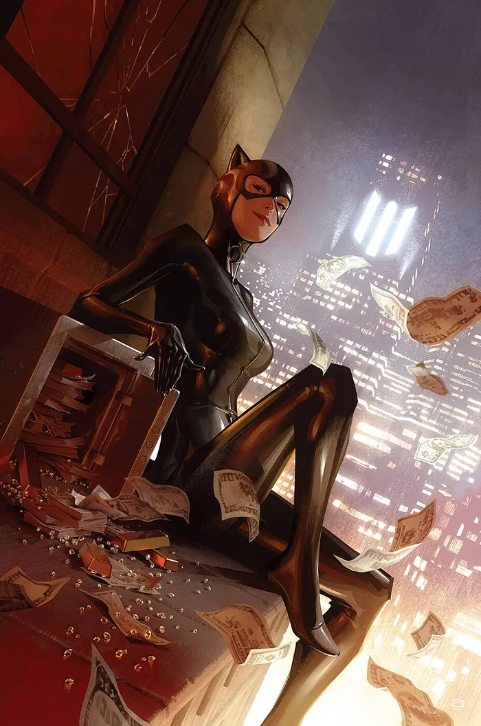 Batman Killing Time #1 Cover by Alex Garner - Alexgarner, Catwoman, Dc comics, Art, Girls