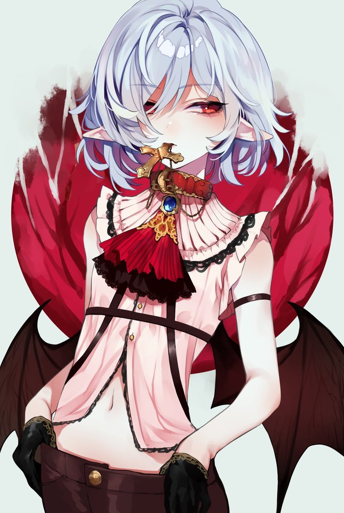 Remilia Scarlet Touhou, Remilia Scarlet, , Anime Art, Risui suzu rks