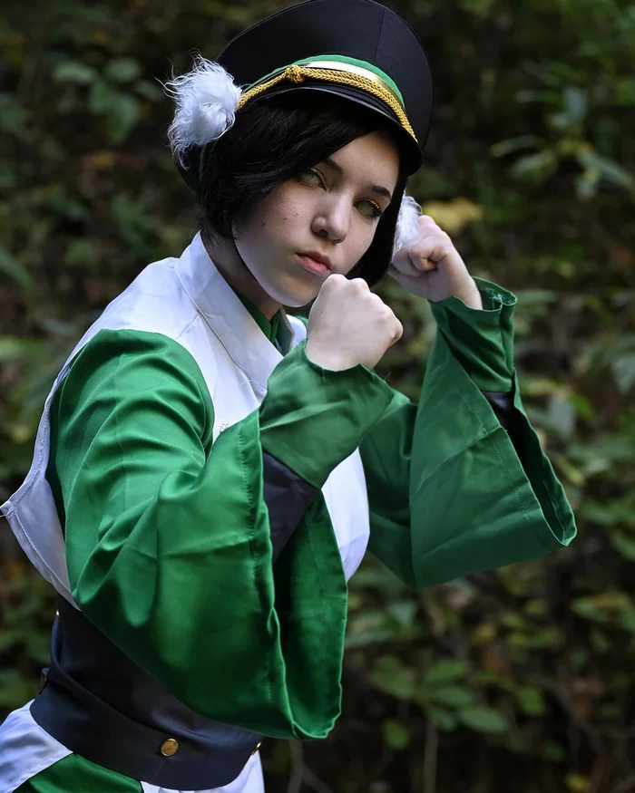 Amberthevalkyrie as Toph Beifong from the animated series Avatar: The Legend of Aang - Amberthevalkyrie, Cosplay, Girls, Avatar: The Legend of Aang, Toph Beifong, The photo, Longpost