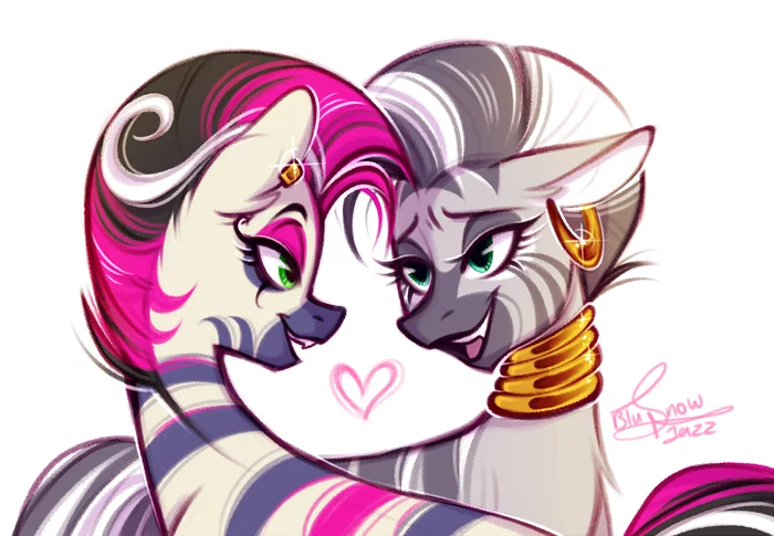 Два штрих-кода - My Little Pony, PonyArt, Zecora, MLP Zebra, MLP Lesbian