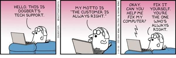 The client is always right - IT humor, Humor, Comics