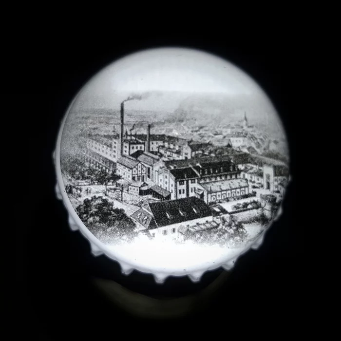 Old photo in an unexpected place - My, Lids, Beer, Czech, Drawing, Urbanphoto, Black and white photo, Brewing, Old photo, Suddenly, GIF, Longpost