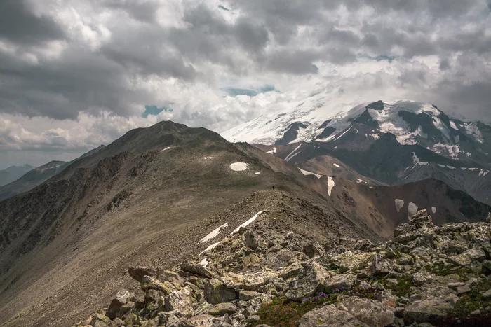 Highlands - My, The photo, The mountains, Mountain tourism, Tourism, Hike, Landscape, Caucasus mountains, Elbrus, Summer, Nature, Karachay-Cherkessia, Longpost, Snow, Glacier