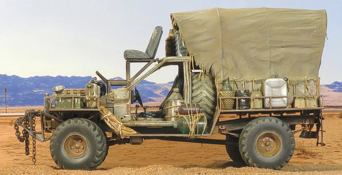 Car from Mad Max - Under the Dome of Thunder - Longpost, Diorama, Karopka, Crazy Max, Scale model, Creation, Stand modeling, Modeling, Auto, Post apocalypse