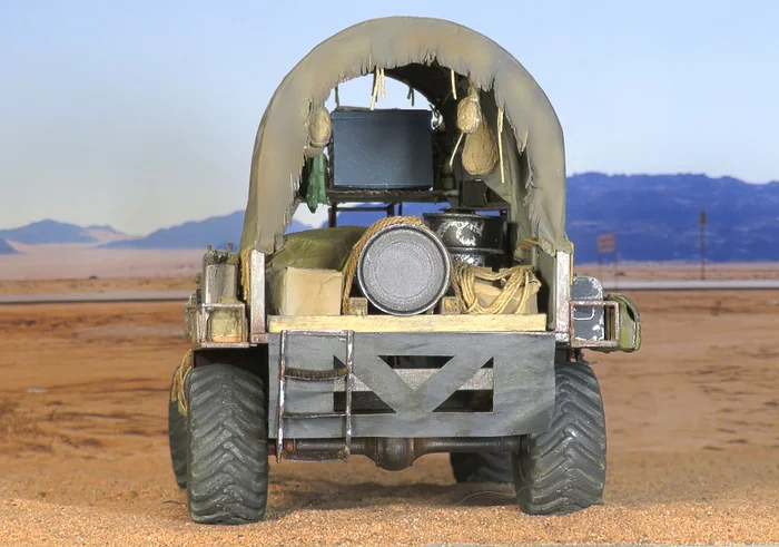 Car from Mad Max - Under the Dome of Thunder - Longpost, Diorama, Karopka, Crazy Max, Scale model, Creation, Stand modeling, Modeling, Auto, Post apocalypse