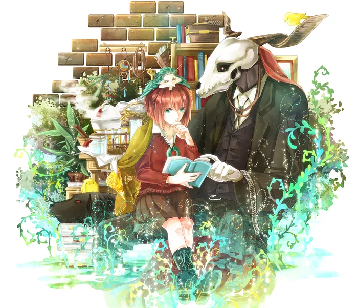 Sorceress's Bride - Anime art, Anime, Hatori chise, Elias Ainsworth, Mahoutsukai no Yome