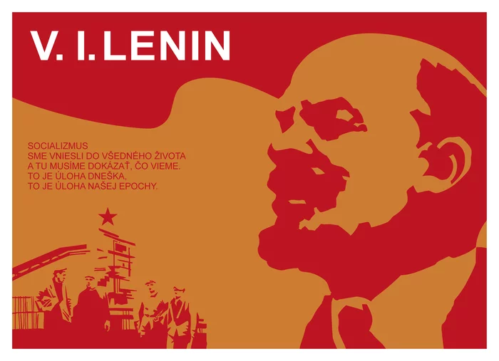 Poster Leninism is Marxism of the Age of Imperialism - Politics, Poster, the USSR, Soviet posters, Propaganda poster, Lenin, Socialism