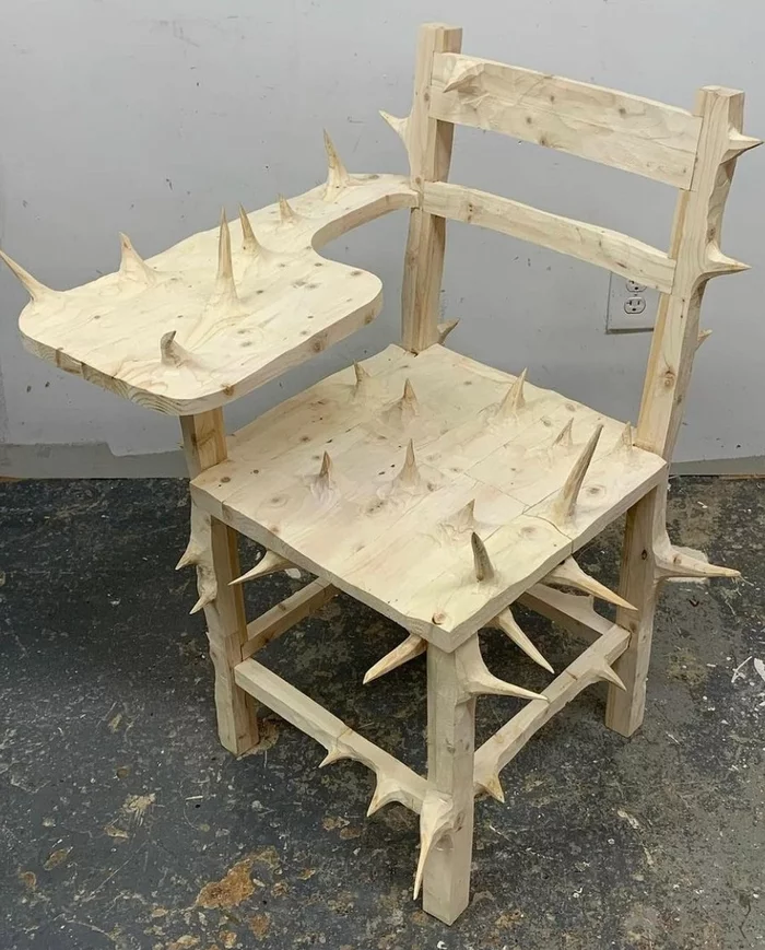 For bad students - Chair, Desk, 