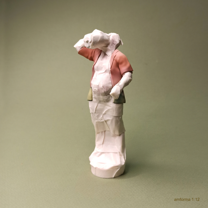 Сушняк Миниатюра, Моделизм, Стендовый моделизм, Покраска миниатюр, Масштабная модель, 3D печать, 3D моделирование, 3D, Фигурки, Сушняк, Мужчины, Настоящий мужик, Мужики поймут, Пузо, Лысые, Длиннопост, Рукоделие без процесса