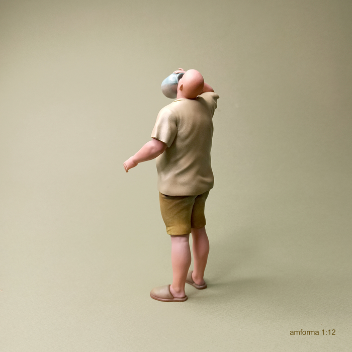 Сушняк Миниатюра, Моделизм, Стендовый моделизм, Покраска миниатюр, Масштабная модель, 3D печать, 3D моделирование, 3D, Фигурки, Сушняк, Мужчины, Настоящий мужик, Мужики поймут, Пузо, Лысые, Длиннопост, Рукоделие без процесса