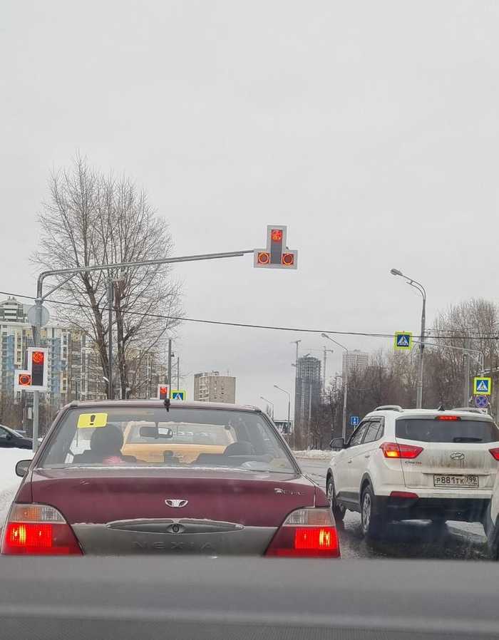 When you ask life to give you a sign - My, Moscow, Vital, Traffic lights