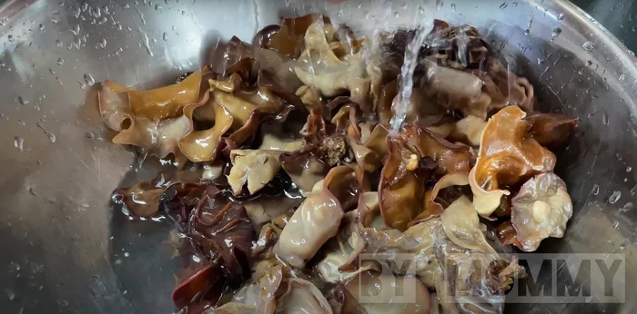 Salad of wood mushrooms Muer in Korean - snack recipe - how to cook Chinese wood mushrooms - My, Mushrooms, Video recipe, Recipe, Cooking, Salad, Snack, Dinner, Preparation, Vegetable salad, Korean food, Yummy, Vegan, At home, Brand, Food, Fancy food, Vegetables, Proper nutrition, cookbook, Video, Longpost