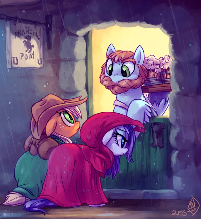 Halflings - My little pony, Applejack, Rarity, Ponification, Lord of the Rings, MLP crossover