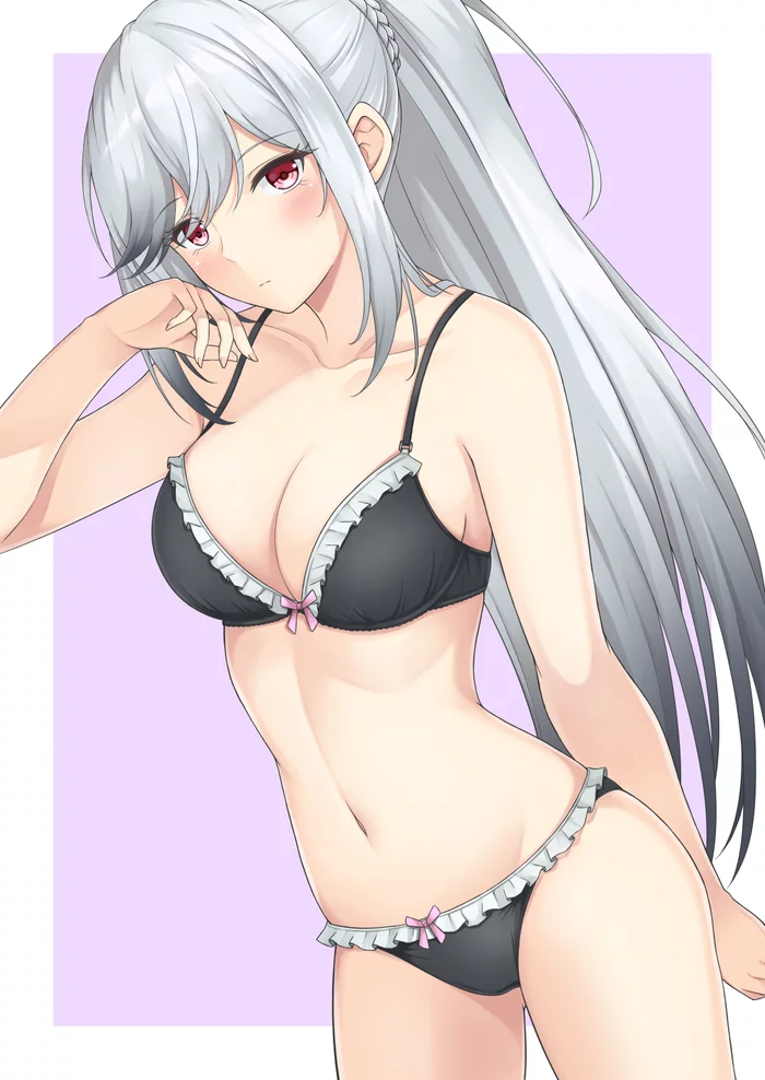 Dunkerque - NSFW, Anime, Anime art, Azur lane, Dunkerque, Underwear, Boobs, Pantsu, Hand-drawn erotica, Erotic