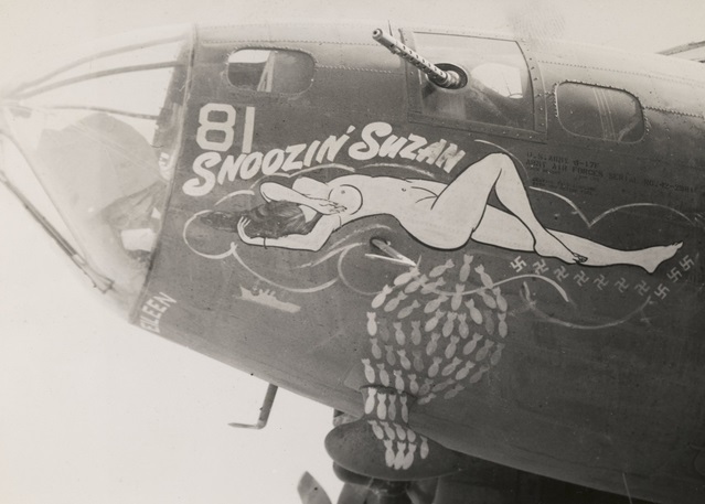 Nose Art — живопись Второй мировой войны - NSFW, Моё, Pin Up, Сиськи, Самолет, Роспись, Декоративное искусство, Вторая мировая война, Историческое фото, Рисованная эротика, Военная авиация, Boeing B-17, Длиннопост