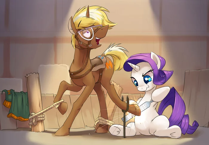 Уход за копытцами - My Little Pony, Rarity, Trenderhoof