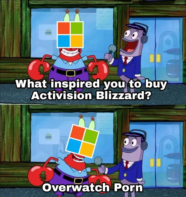 Что вдохновило вас на покупку Activision Blizzard? - Игры, Картинка с текстом, Microsoft, Blizzard