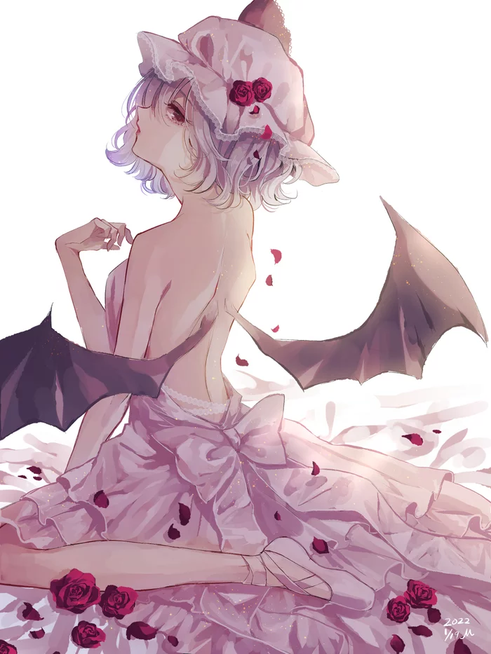 Remilia Scarlet - Touhou, Remilia Scarlet, Аниме, Anime Art, Neteitai10