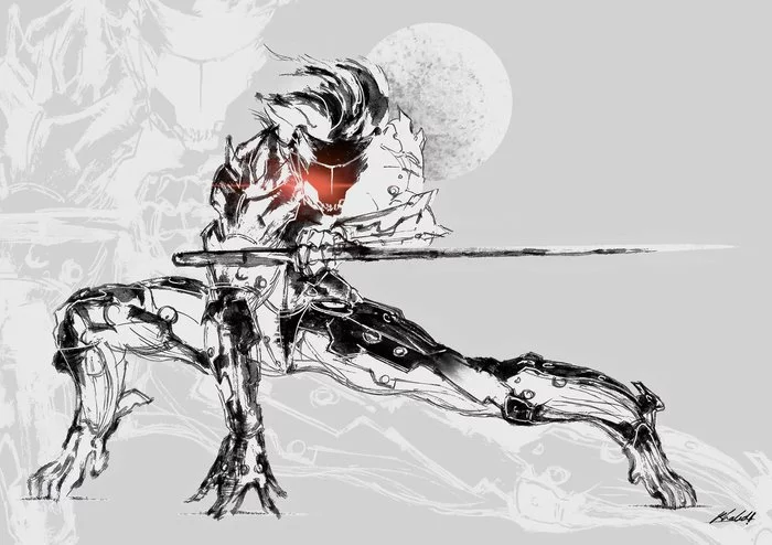 Raiden - Metal gear, Metal gear rising, Games, Art, Longpost